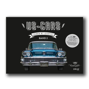 US-Cars – Legenden mit Geschichte Band 2: Der zweite US-CARS Bildband von Carlos Kella mit Fotografien von Carlos Kella und Hintergrundstories von Peter Lemke.