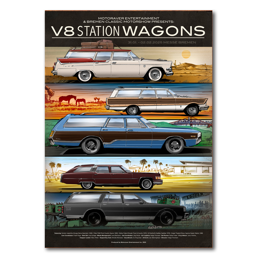 Poster V8 Station Wagon